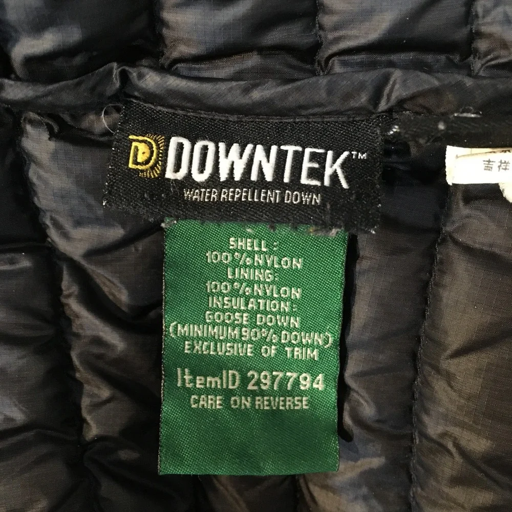 LL Bean Ultralight 850 Down Hooded Puffer Jacket Womens XS Black Outdoor Quilted - Picture 11 of 14